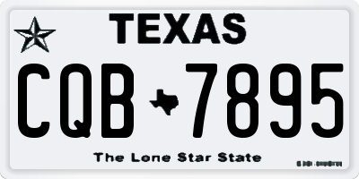 TX license plate CQB7895
