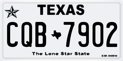 TX license plate CQB7902