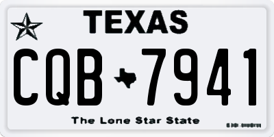 TX license plate CQB7941