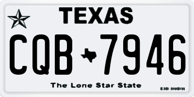 TX license plate CQB7946