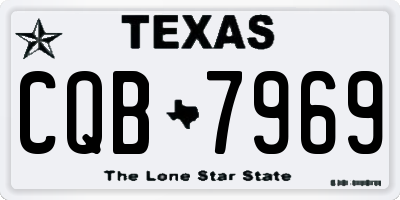 TX license plate CQB7969