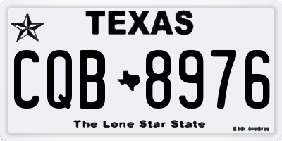 TX license plate CQB8976