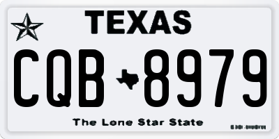 TX license plate CQB8979