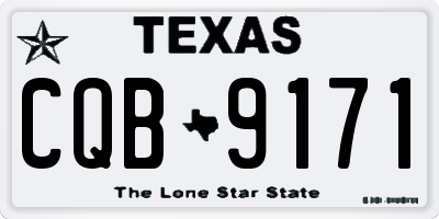TX license plate CQB9171