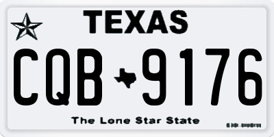 TX license plate CQB9176