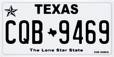 TX license plate CQB9469