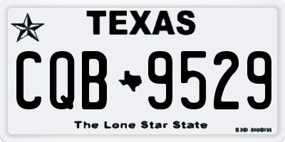 TX license plate CQB9529