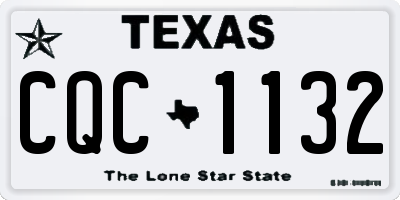 TX license plate CQC1132
