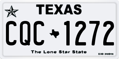 TX license plate CQC1272