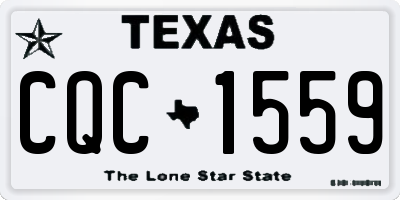 TX license plate CQC1559