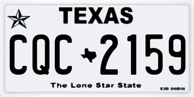 TX license plate CQC2159