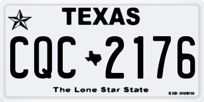 TX license plate CQC2176
