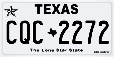TX license plate CQC2272