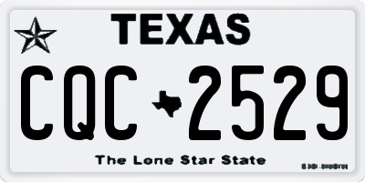 TX license plate CQC2529