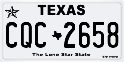 TX license plate CQC2658