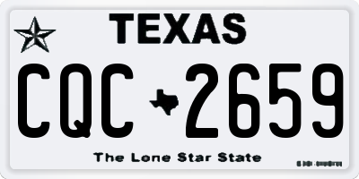 TX license plate CQC2659