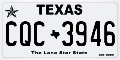 TX license plate CQC3946
