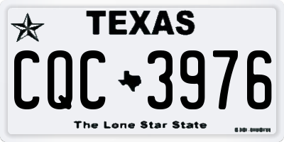 TX license plate CQC3976