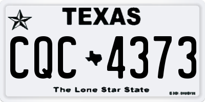 TX license plate CQC4373