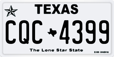 TX license plate CQC4399