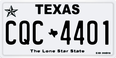 TX license plate CQC4401