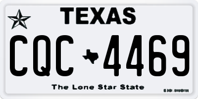 TX license plate CQC4469