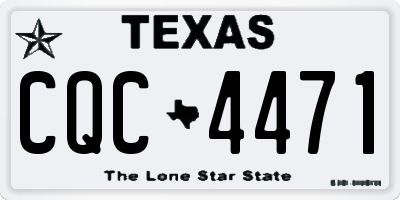 TX license plate CQC4471