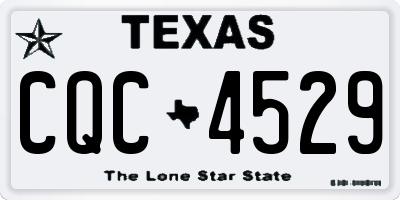 TX license plate CQC4529