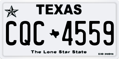 TX license plate CQC4559