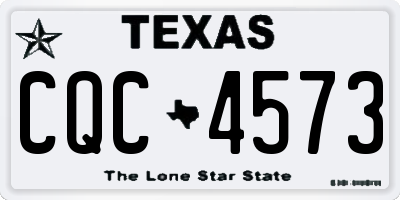 TX license plate CQC4573