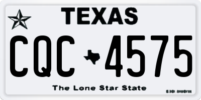 TX license plate CQC4575
