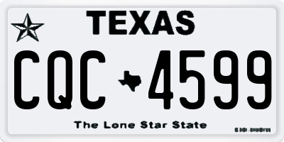 TX license plate CQC4599