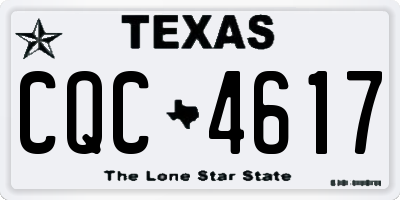 TX license plate CQC4617