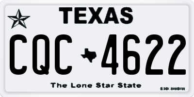 TX license plate CQC4622