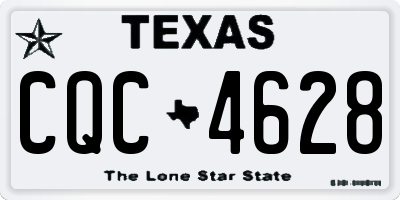 TX license plate CQC4628