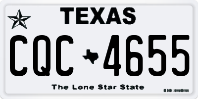 TX license plate CQC4655