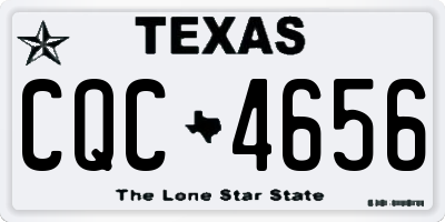 TX license plate CQC4656