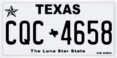 TX license plate CQC4658
