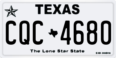 TX license plate CQC4680