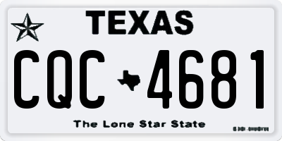 TX license plate CQC4681