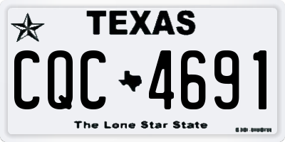 TX license plate CQC4691