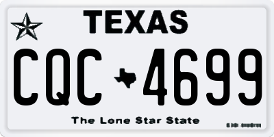 TX license plate CQC4699