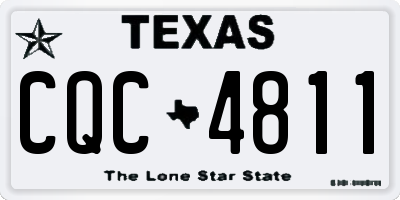TX license plate CQC4811