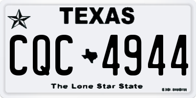 TX license plate CQC4944