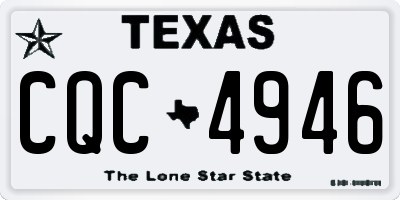TX license plate CQC4946