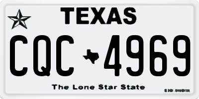 TX license plate CQC4969