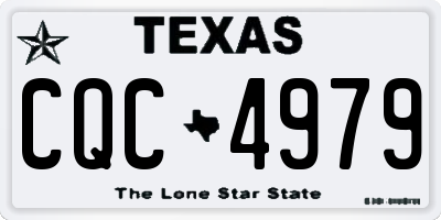 TX license plate CQC4979