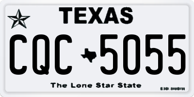 TX license plate CQC5055