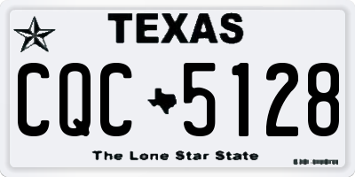 TX license plate CQC5128