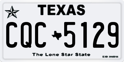 TX license plate CQC5129